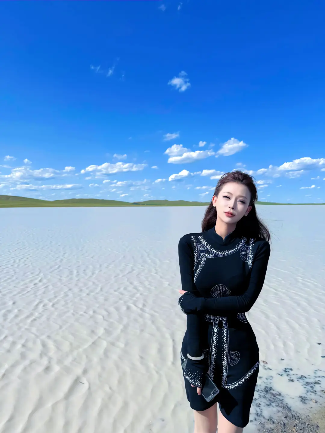 内蒙古旅游攻略：牛奶湖水龙头接牛奶